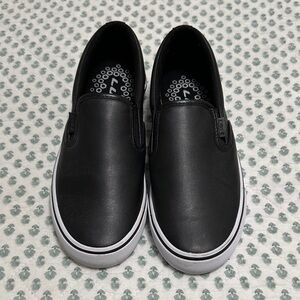 Lugz Black Slip-On Sneakers